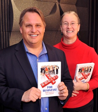 Martin Brossman and Anora McGaha - the co-trainers and authors of Social Media for Business