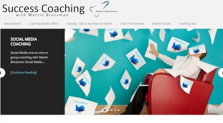 coaching support website screenshot